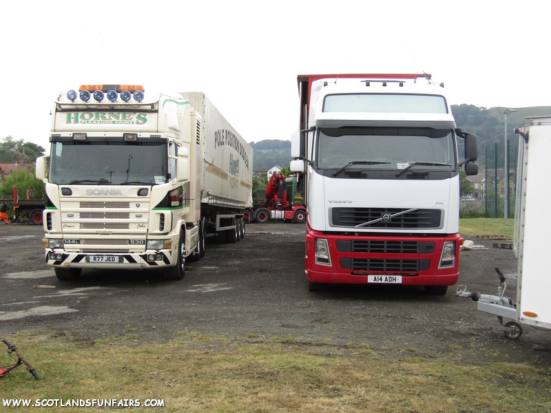 Hornes Scania & Arthur David Hancocks Volvo