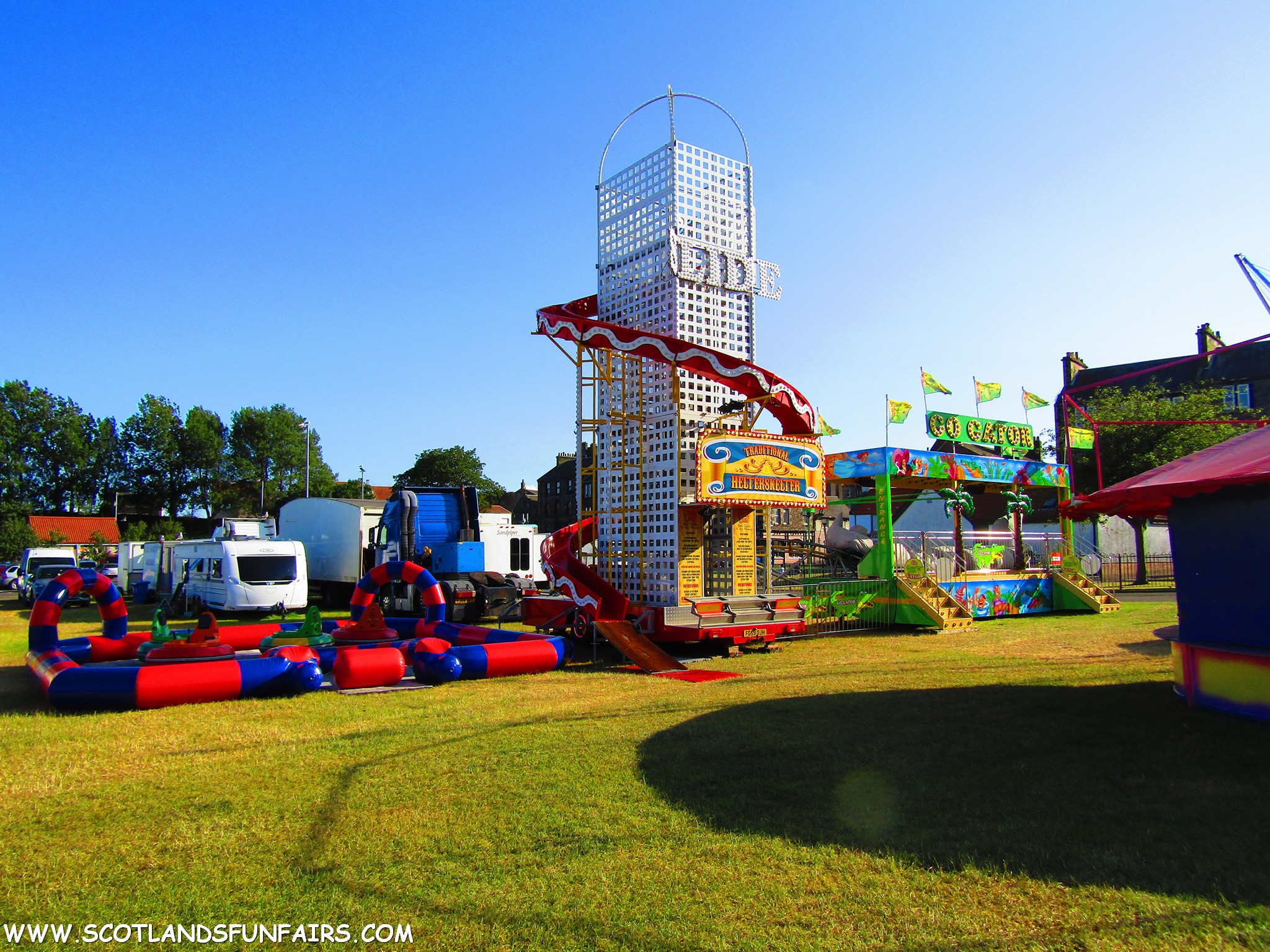 Morgan Millers Bumper Cars, Slide & Rollercoaster