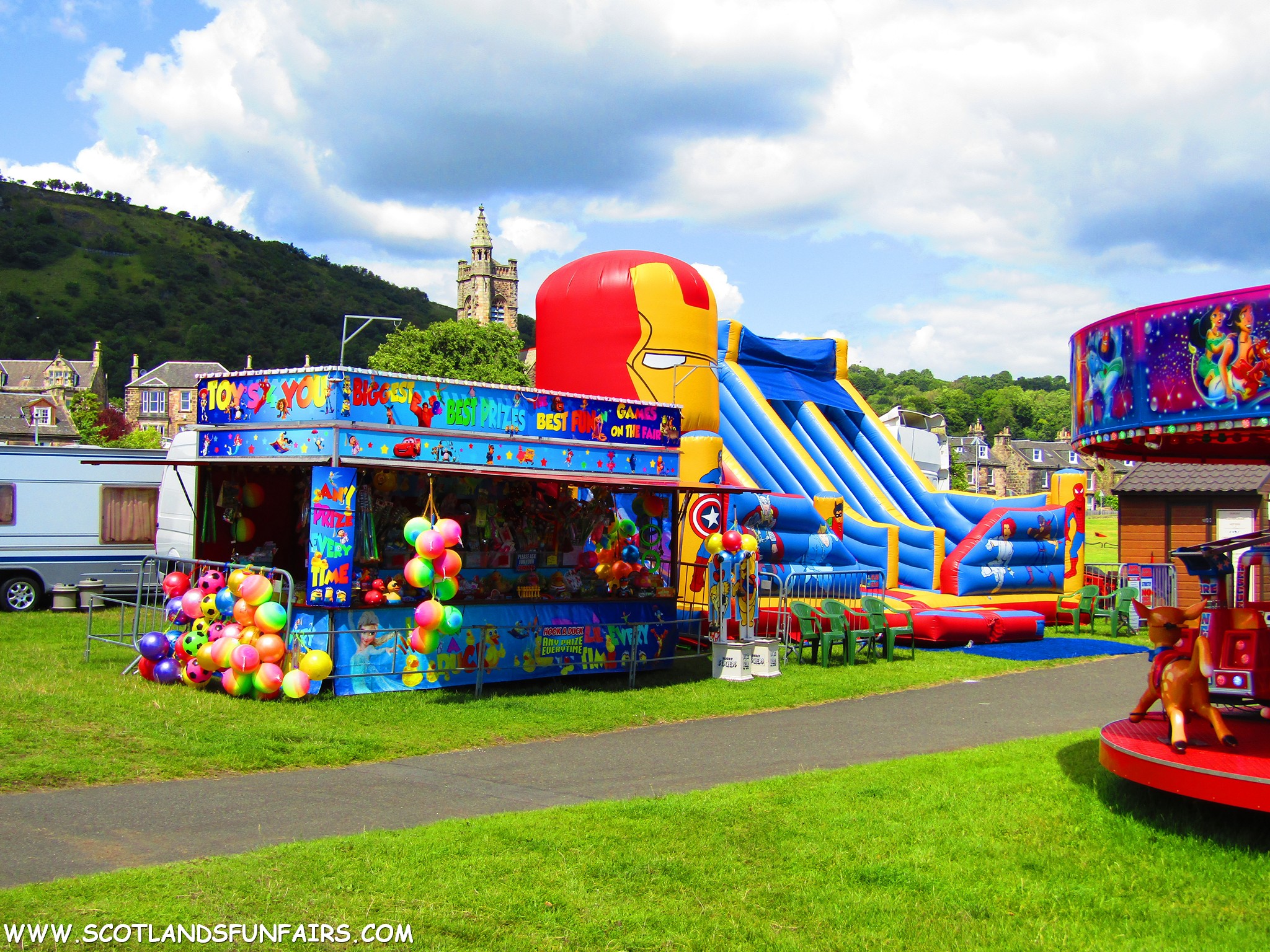 Emile Davis's Stall & Inflatable Playarea