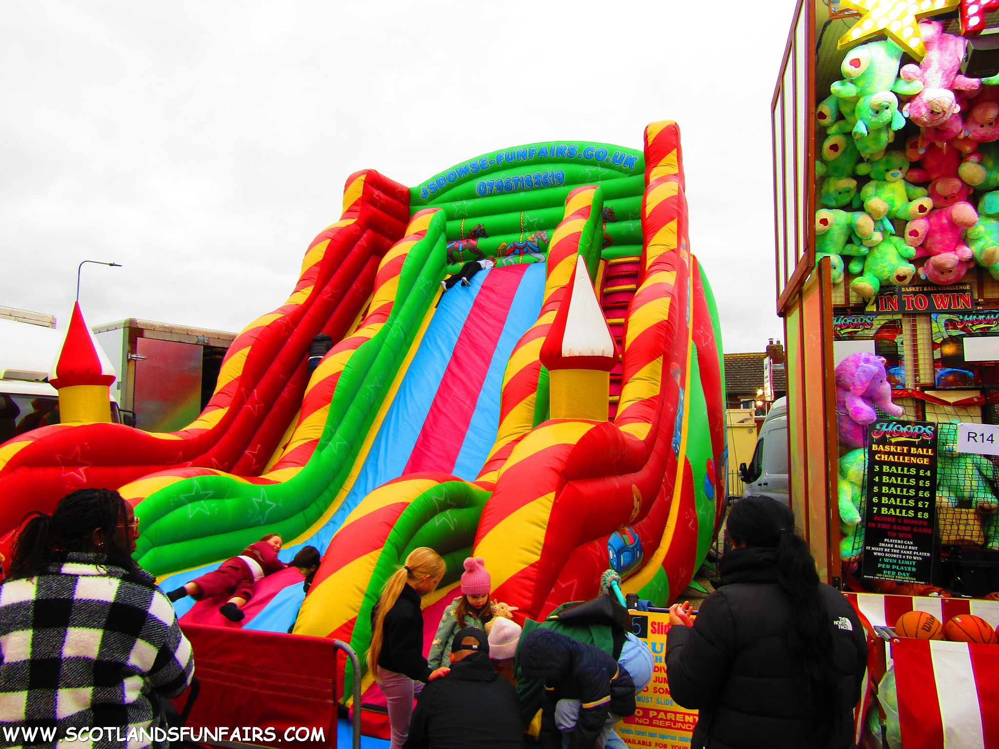 JS Dowses Inflatable Slide