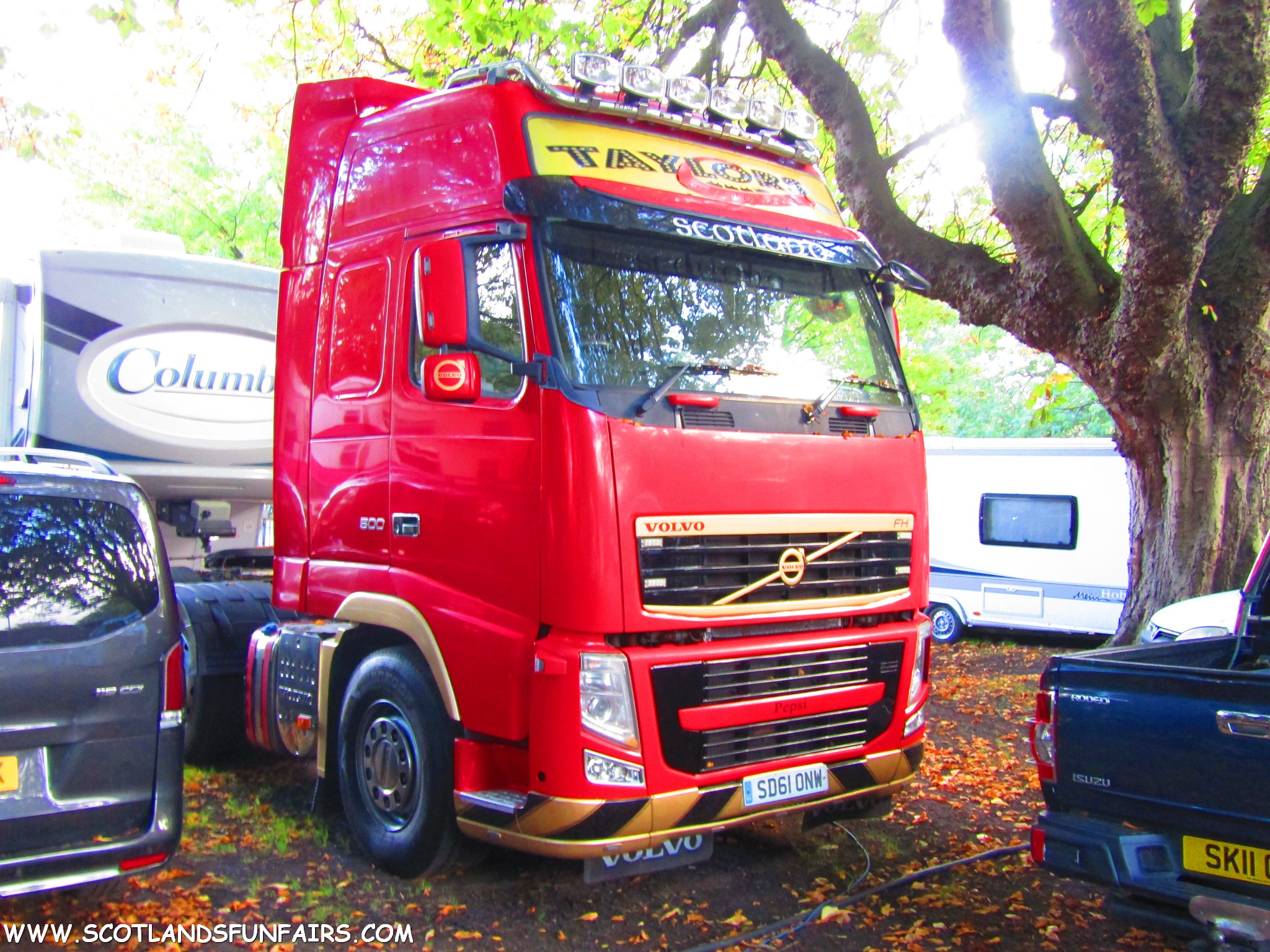 Taylors of Edinburghs Volvo
