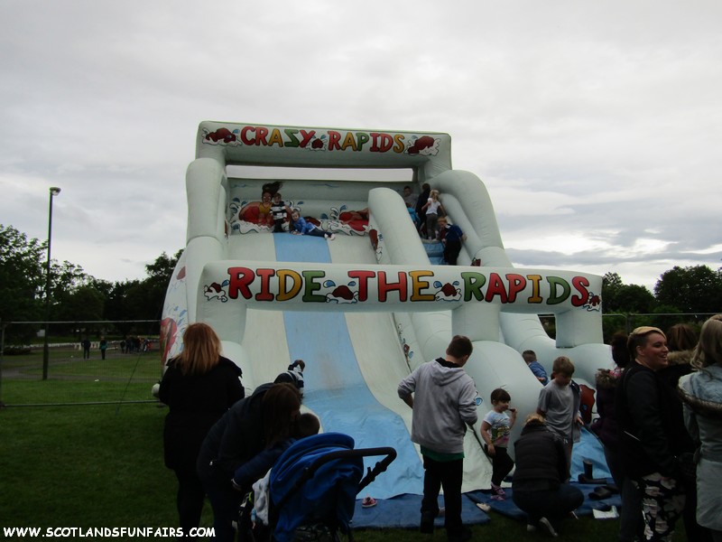Marcus Blacks Inflatable Slide