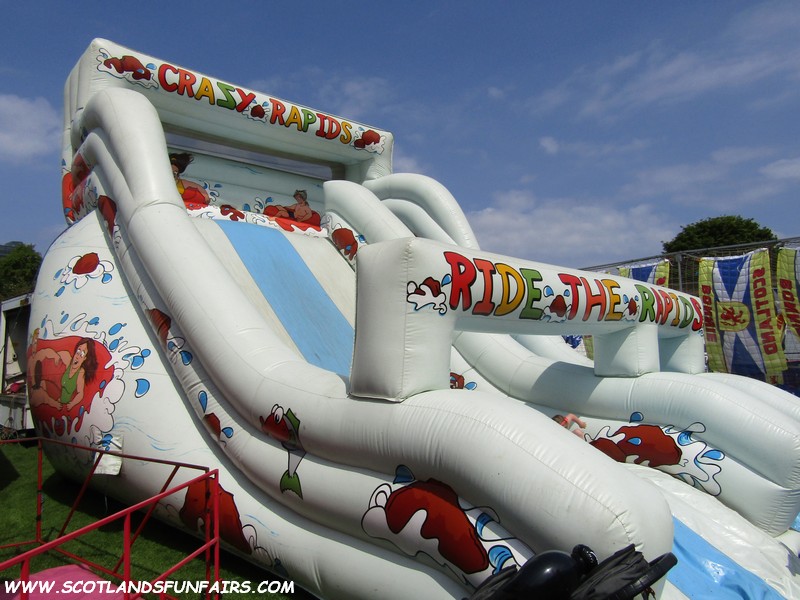Marcus Blacks Inflatable Slide