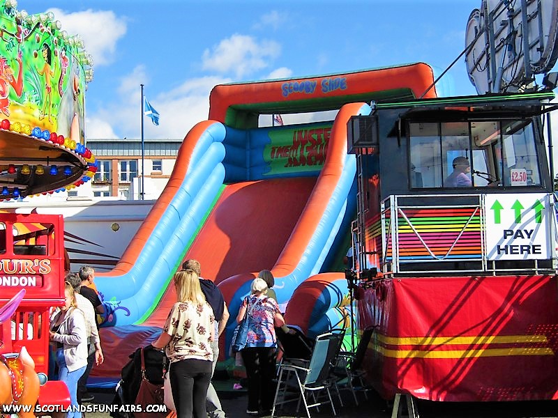 Stanley Gambles Inflatable Slide