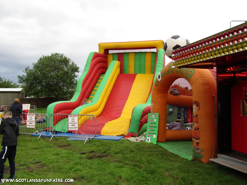 Iain Morrisons Inflatable Slide