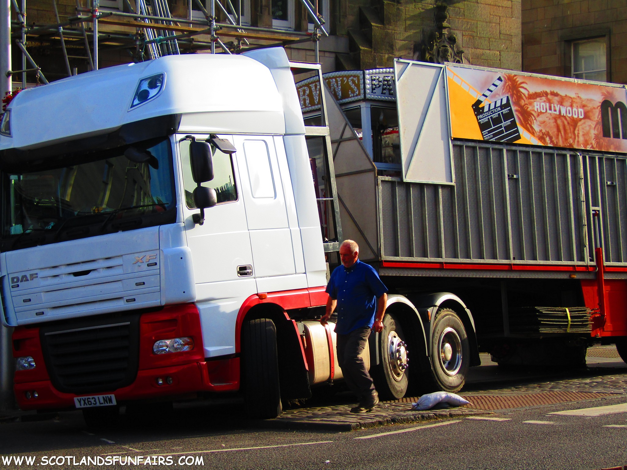John Irvins DAF & Big Wheel Load