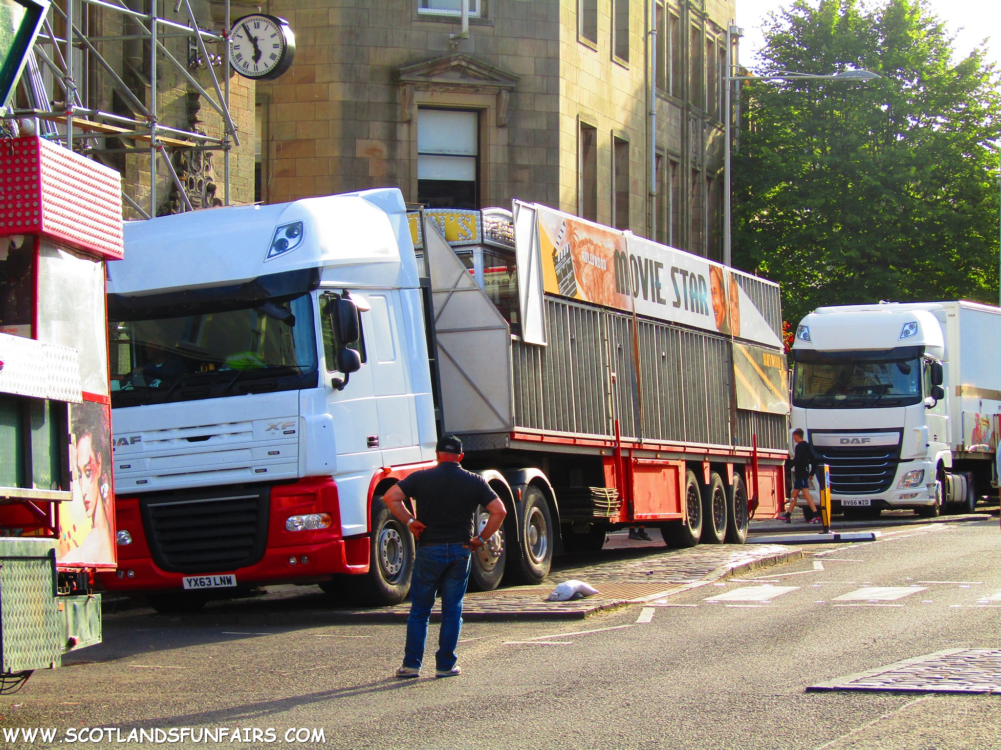 John Irvins DAF & Big Wheel Load