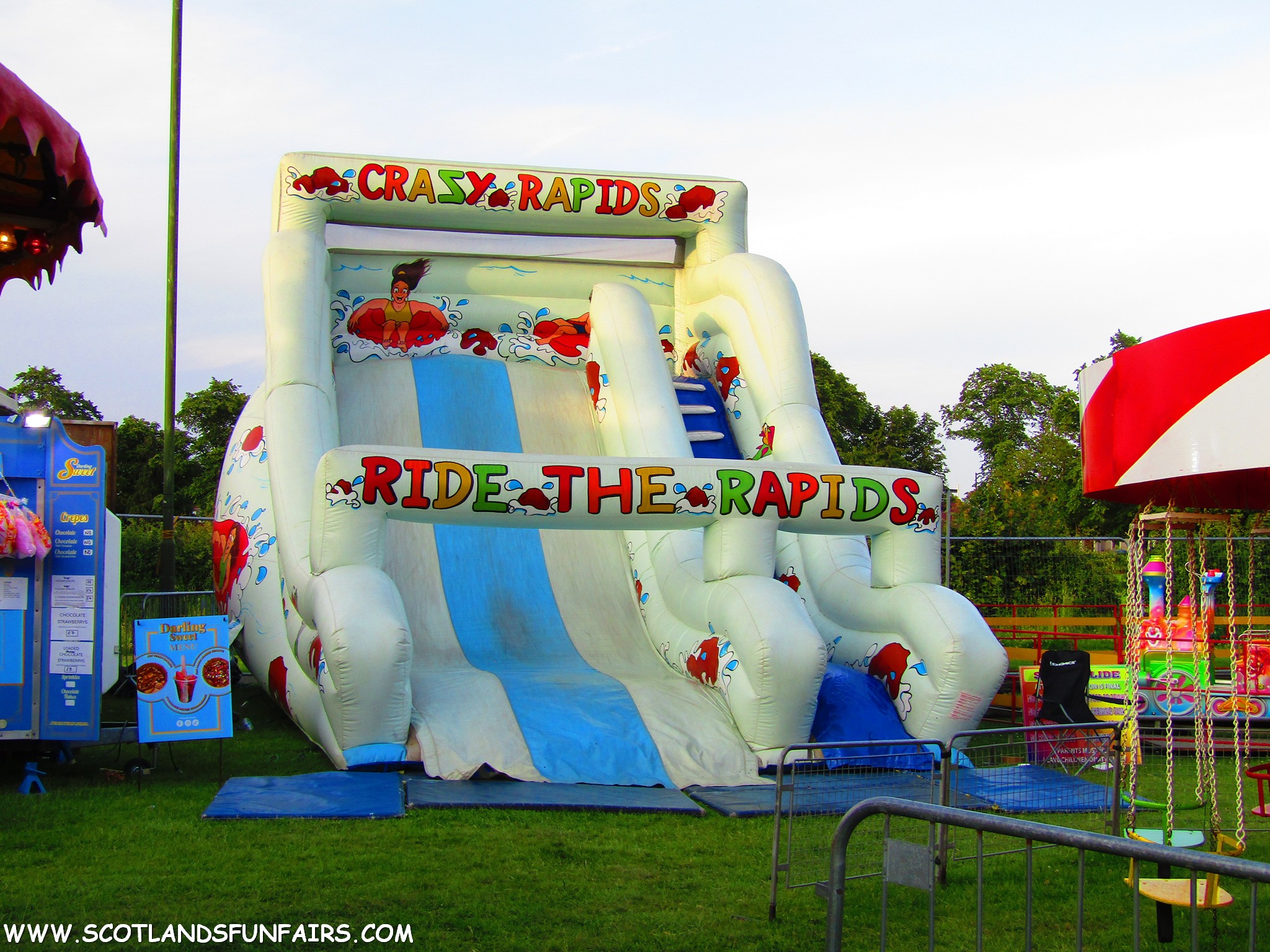 Marcus Blacks Inflatable Slide